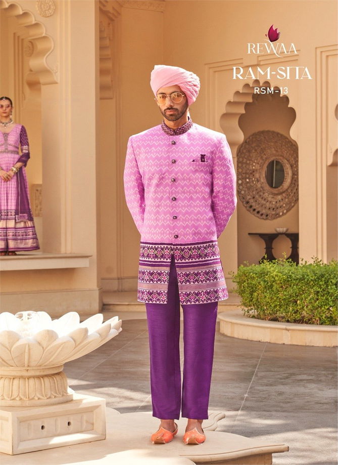 Ram-Sita By Rewaa Designer Bride And Groom Couple Wedding Wear Clothing Manufacturers